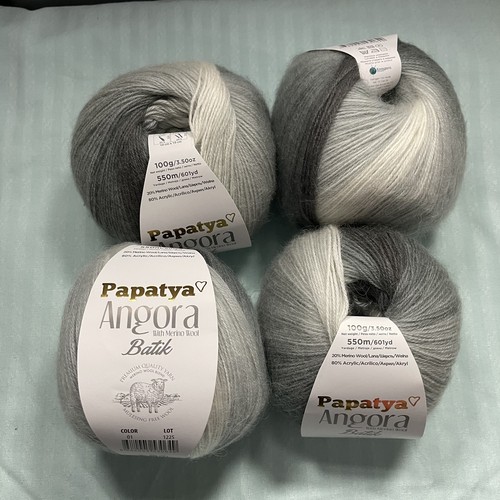 Papatya angora batik yarn - papatya,