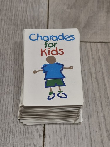 Charades for kids cards - charades,