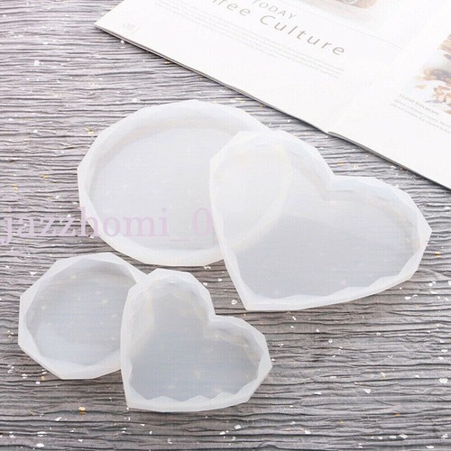 Agate coaster resin casting - agate,
