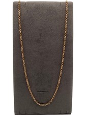 9ct Yellow Gold Belcher Chain Necklace Hallmarked 375 61cm 10.93g