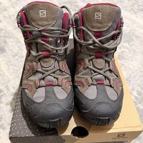 Salomon hiking boots brown - salomon,