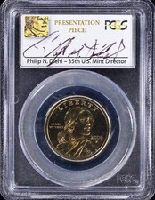 2000-P $1 Sacagawea Dollar PCGS SP 67 | Special Strike Goodacre Diehl Signed
