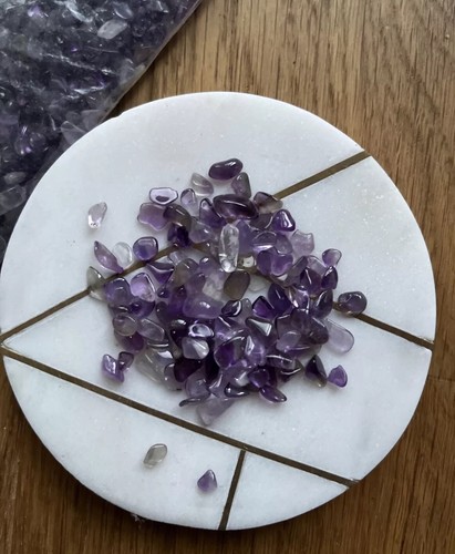 7mm amethyst crystal - 5-, chips