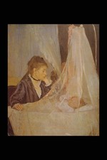 401002 La Cuna Berthe Morisot A4 Photo Print