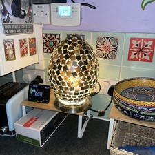 Large table Lamp  Mosaic Gold