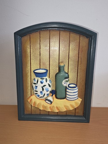 Wooden wall mount - mount, floral