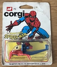 Corgi Junior 75 - the AMAZING SPIDER-MAN Spidercopter 1975 Mib