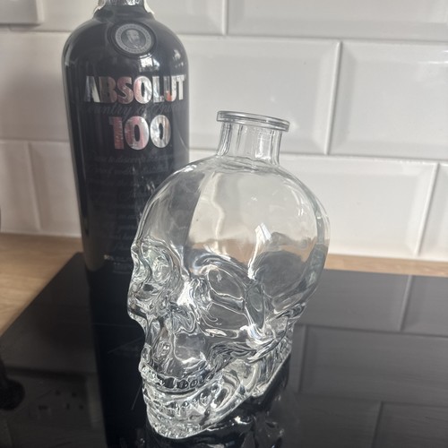 Crystal head vodka empty - crystal,