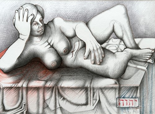 Paul irving reclining female - irving,
