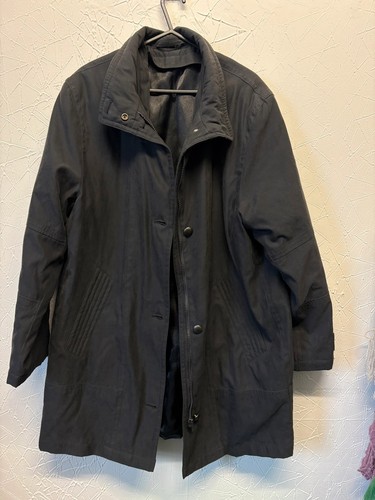 Bhs black coat parka - bhs,