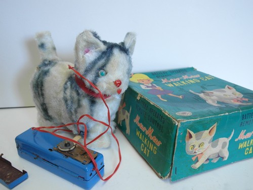 Vintage battery operated mew - vintage,
