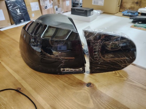 Smoked led rear lights for - led,