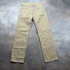 LEVI'S 751 Jeans Beige Mens (32 Inch Waist) (32 Inch Leg) Straight Fit