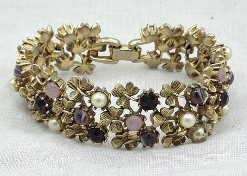 Vintage 1950s ornate gold - vintage,
