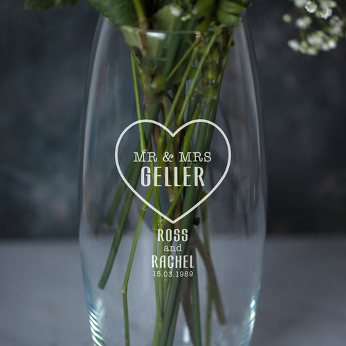Personalised mrs heart - personalised,