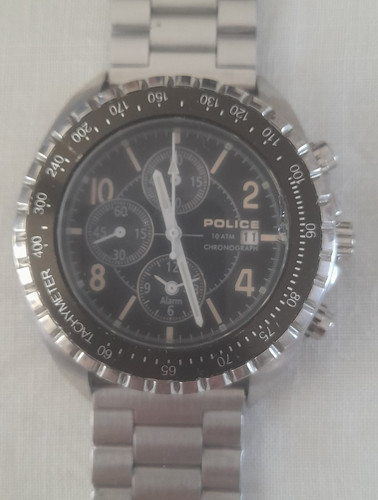 Police alarm chronograph - police,