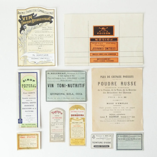 Vintage french pharmacy - vintage,