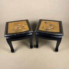 Pair Chinese Side Tables Hand