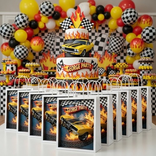 Personalised cars party - personalised,