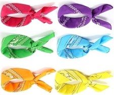 bandana scarf Men Paisley Headbands Cowboy Cotton Scarf Neck Hair Bandana