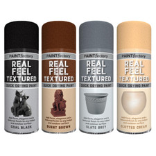 400ml Textured Spray Paint Real Effect Multipurpose Aerosol Plastic Metal Wood