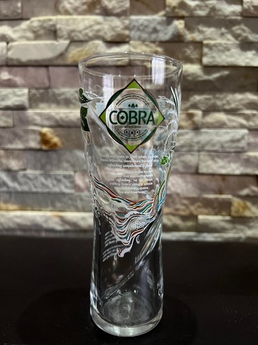 Cobra story beer glass - beer,