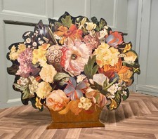 Art Deco Floral Collage Fire