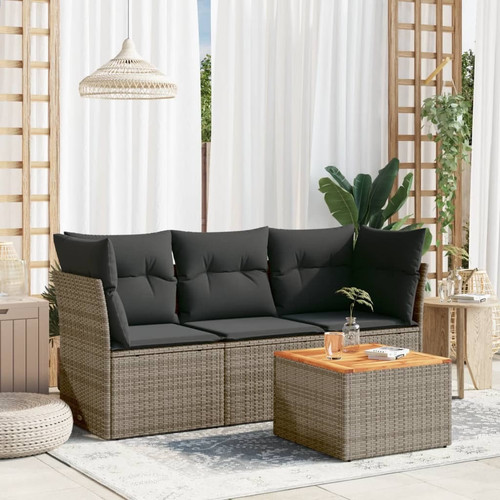 Garden sofa set grey - sofa,