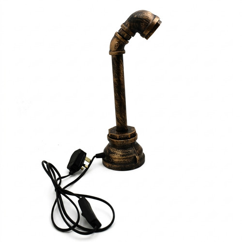 Steampunk desk lamp pipe - steampunk, table