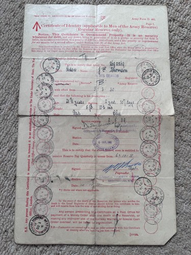 Army certificate identity - army,