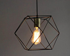 Geometric Black Metal Ceiling