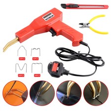 Plastic Welder Bumper Repair Kit Hot Stapler Plastic Welding Machine + Staples