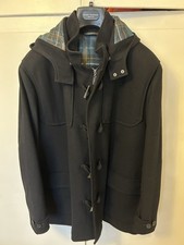 Brook Taverner Men’s Black Duffle Coat - Size 50reg