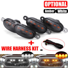 4X Grille LED DRL Amber/White