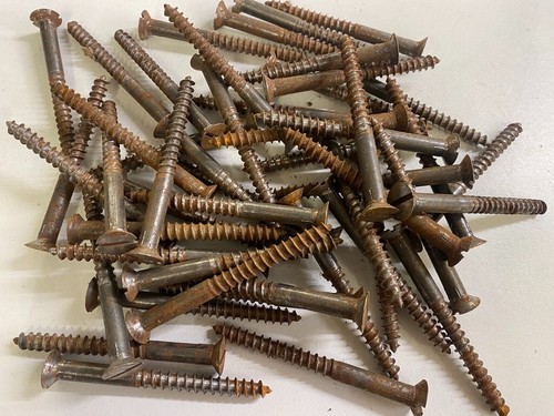 Steel countersunk wood screws - steel,