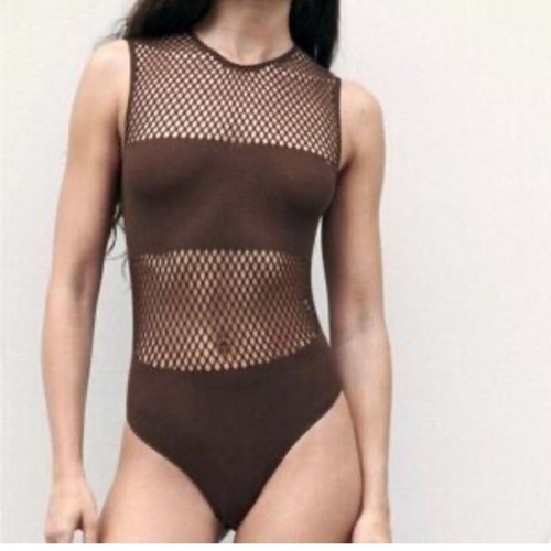 New zara brown - new, mesh