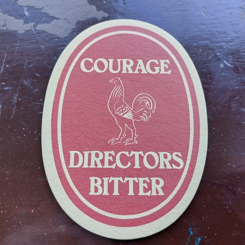 Courage beer mat - courage,