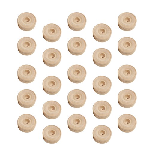 35pcs wooden wheels for crafts - 35pcs,