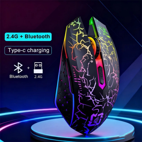 Wireless gaming mouse rgb led - wireless,