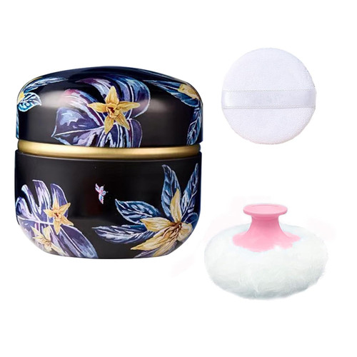 Body powder puff and container - body,