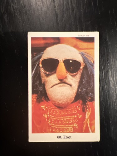 1978 zoot card the - the, muppet