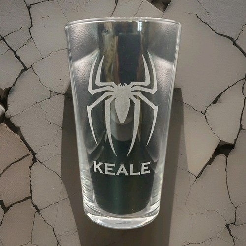 Personalised spiderman pint - spiderman,
