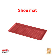 IKEA BAGGMUCK Shoe Mat Red