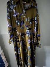 Mustard Colour Midi Dress From