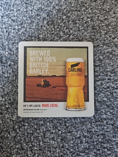 Carling beer mats - carling,