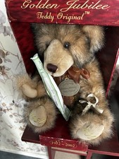 AURORA  SOFT TOYS A&A QUEENS GOLDEN JUBILEE ORIGINAL TEDDY BEAR 1952  2002 