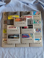Job Lot of 19 Vintage Nintendo Super Famicom Games