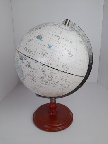 World globe rotating on - globe, 10"