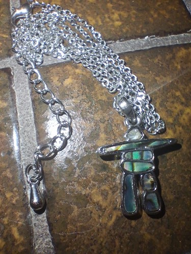 Iridescent aqua abalone - iridescent,