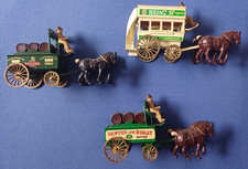 Days Gone by Lledo Horse Drawn Omnibus and Carts Set of 3 Newton & Ridley etc